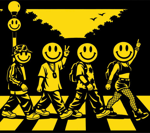 Happy Road by Deep Freq Clothing